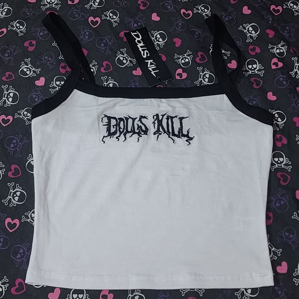 Dolls kill crop top tank
